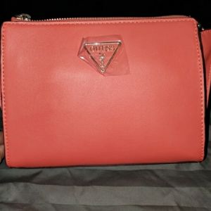 Pink guess purse
